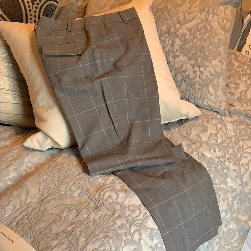 Tommy Hilfiger gray and pale blue trousers